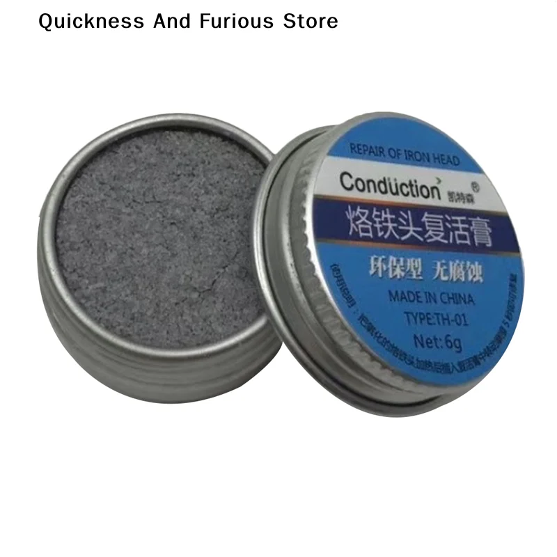 1pcs 6g Soldering Iron Tip Refresher Non-stick Tin Solder Cream Clean Paste Oxide Solder Iron Tip Refresh Tip Tinner Activator