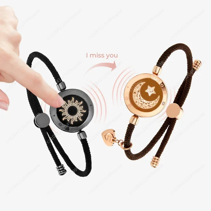 love Unique couple bracelet for Long Distance electronic Interactive smart Bracelet Couple Love Jewelry wearable devices