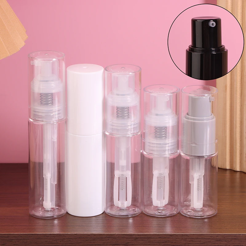 زجاجات رذاذ قابلة لإعادة الملء للسفر، زجاجة رذاذ مسحوق شفافة، موزع مسحوق الطفل، حاوية بلاستيكية قابلة للفصل #2