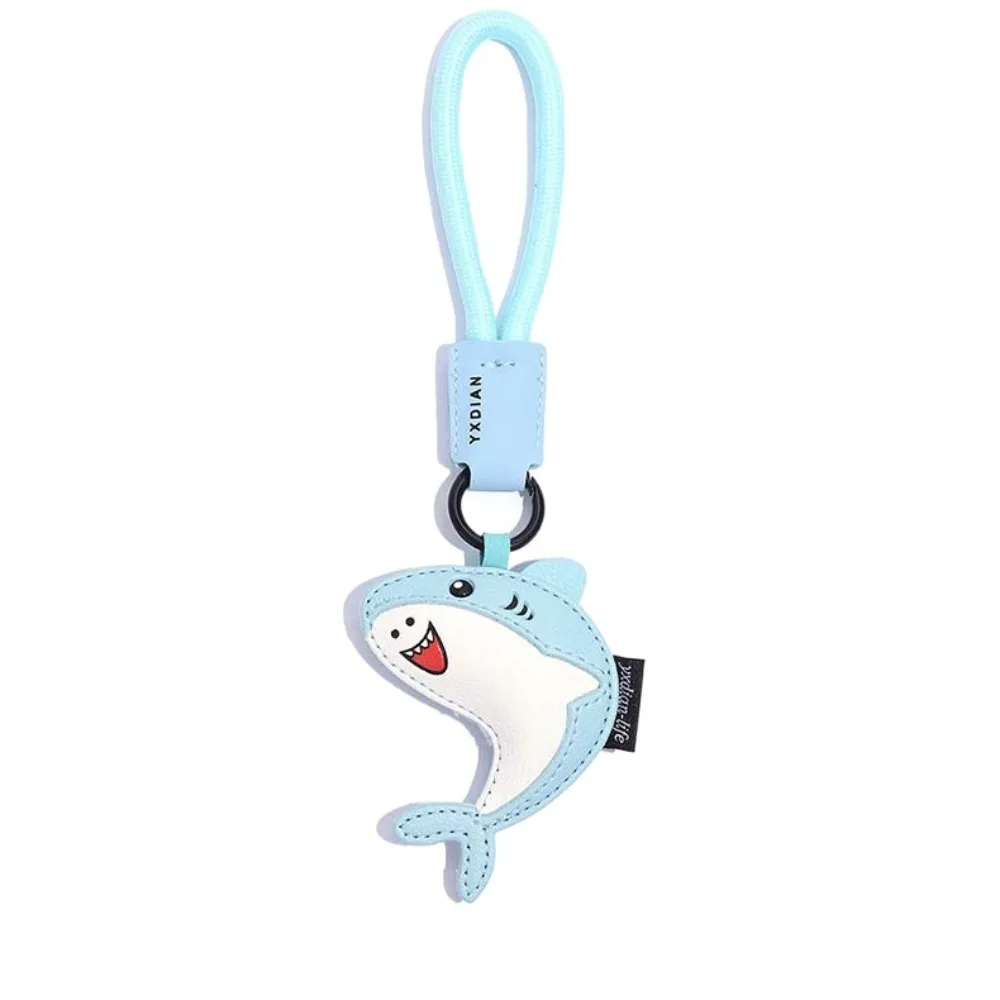 

Funny PU Leather Dolphin Keychain Ocean Animal Shark Dolphin Pendant Birthday Gifts Bag Charms Car Keyring Girl/Boy