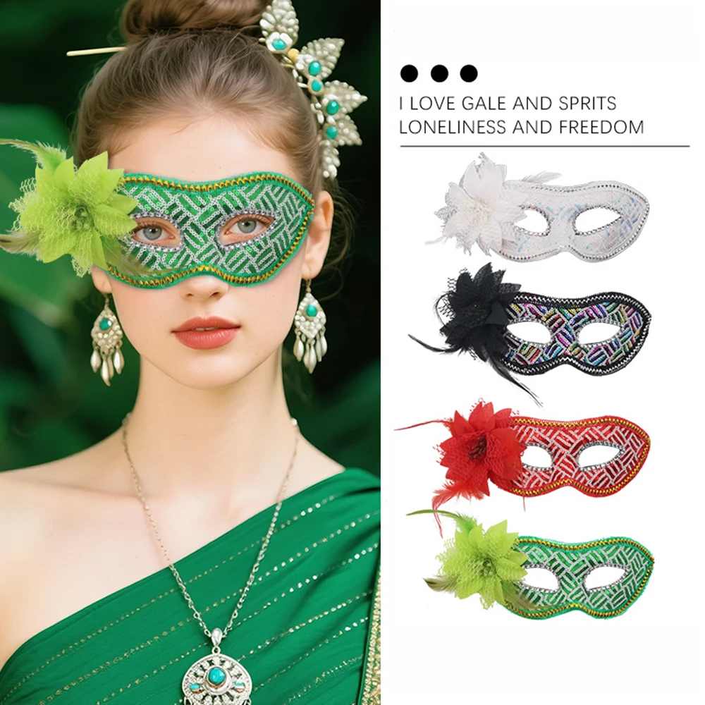 Mascarade carnaval fête demi-masques Cosplay Sexy paillettes yeux masque Cosplay bal accessoires discothèque masque Costume pour les femmes