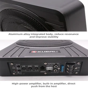 Hoparlör için arabada 8 veya 10-inç ekran, 12 v güç kaynağı, yüksek güç çıkışı, rms, aktif, 150, şiddetli, saf, ve altında olabilir-koltuk subwoofer, ultra-ince, modifikasyonu ses arabada En iyi 10 satış konuşmacısı-12 inç-5 numara