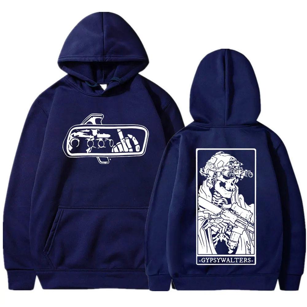 Vorwärts Beobachtungen Gruppe GYPSYWALTERS Hoodie männer Vintage Skeleton Grafik Mit Kapuze Sweatshirts Übergroßen Hoodies Streetwear