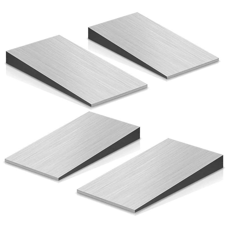 

A98E-Beveled Washers For Lathe And Welding Equipment- 4-Pack Steel Flange Wedge 4X2 Inch