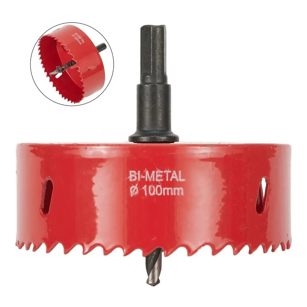 

Биметаллическая кольцевая пила размером 80-100 мм. Легкое удаление стружки. Не скользящая кольцевая пила из стали HSS. Комплект износостойких кольцевых пил из стали HSS.