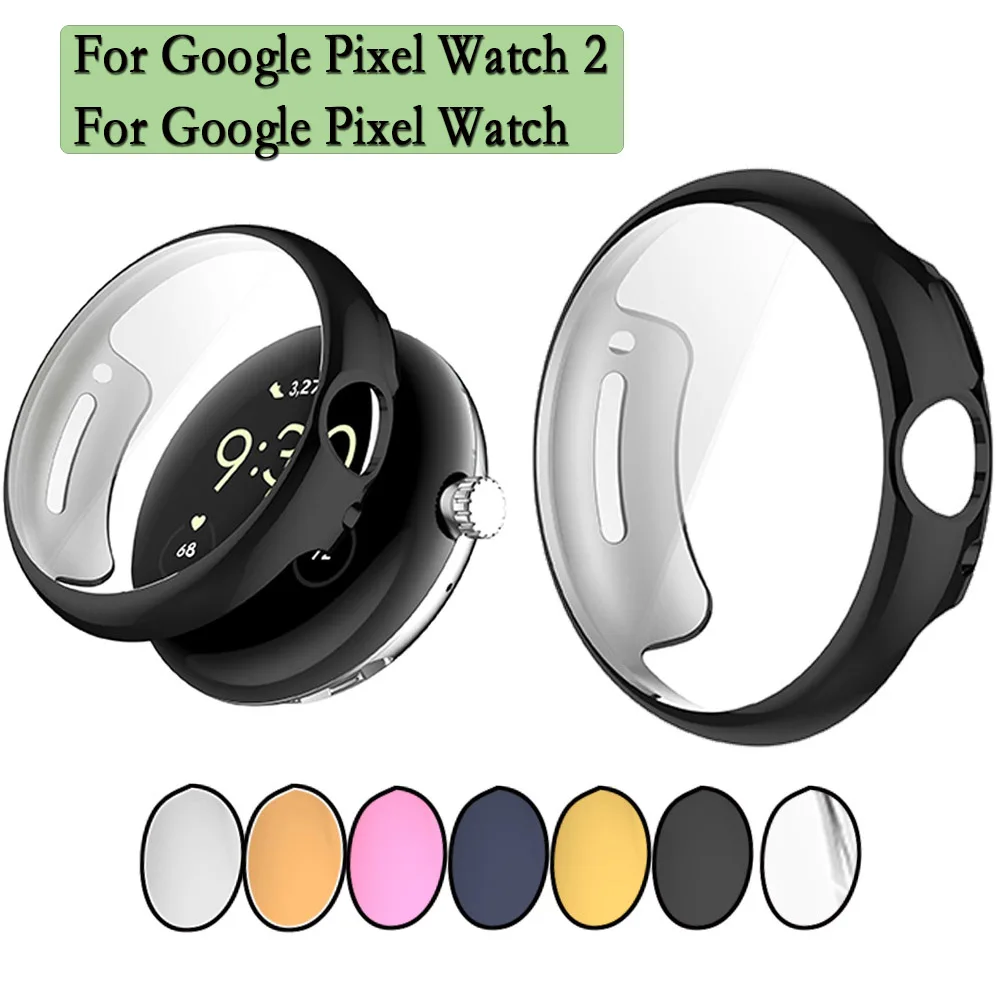 

Мягкая ТПУ полная защита чехол для Google Pixel Watch 2 Защитная крышка для часов Замена