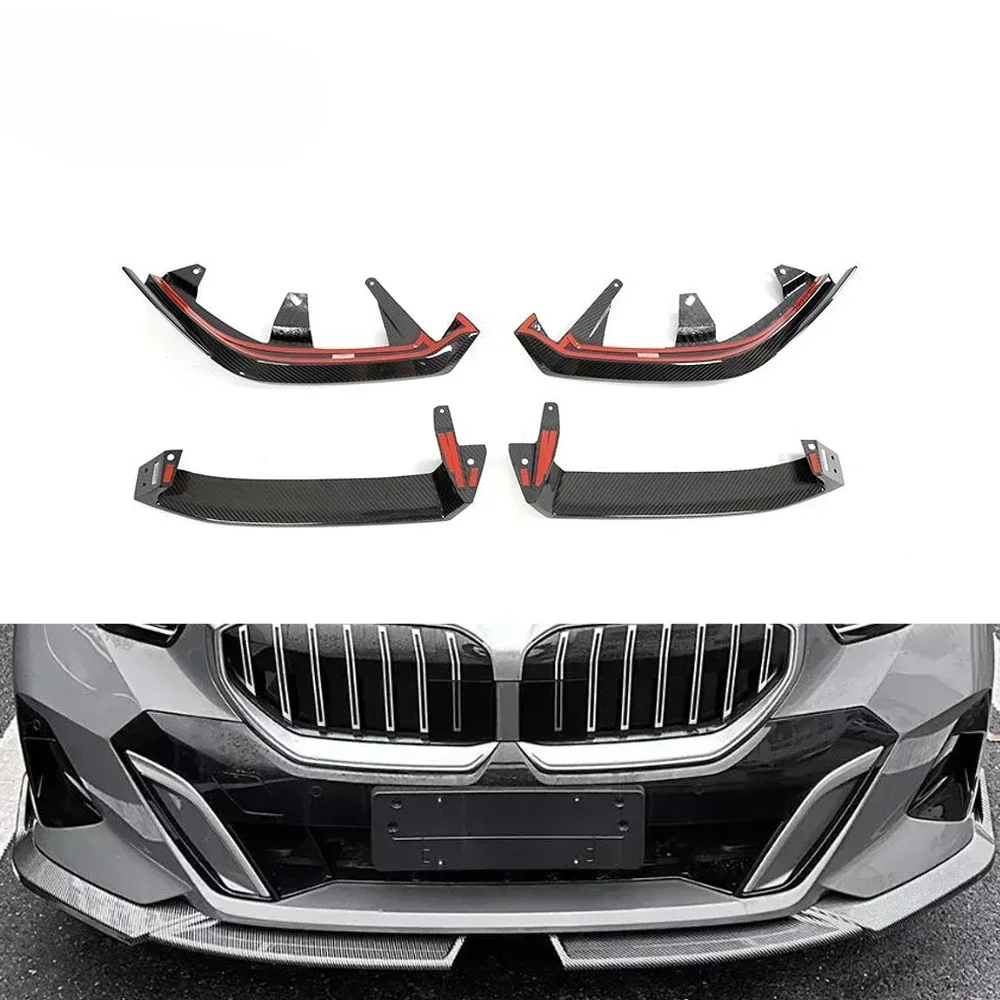 Pre-preg Carbon Fiber i5 M60 Front Bumper Lip Chin For BMW 5 Series I5 G60 M Sport x Drive Electric 2024+