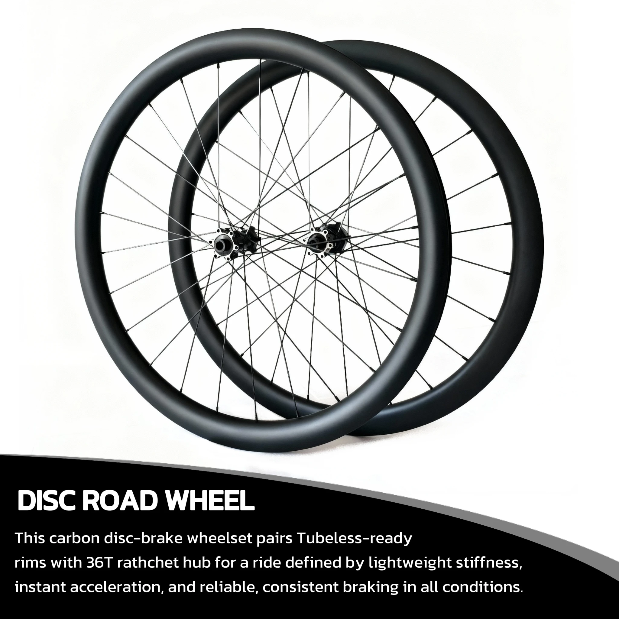 مجموعة عجلات كربونية للطرق الو - مراجعة Gravel Bike Wheelset Carbon 700C وسعره