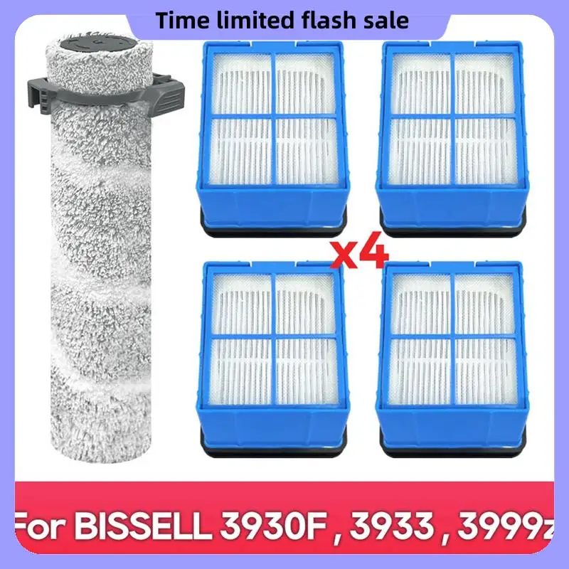 

A40T для BISSELL 3930F, 3933, 3999Z, 4017N, V2 Crosswave Omniforce Edge, роликовая щетка для влажной и сухой очистки, аксессуары для фильтров, детали