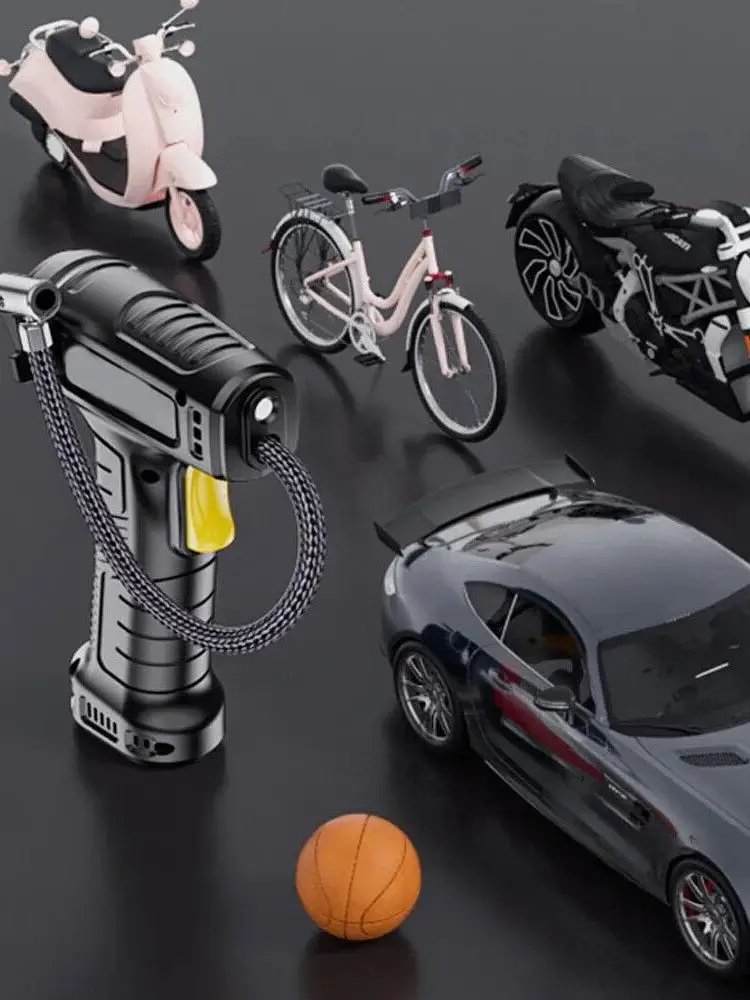 AliExpress NONE Car Tyre Inflator Cordless Digital USB Rechargeable Tire Air Compressor Pump UK