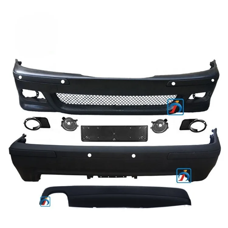 Wholesale Unpainted 5 Series Refit Front Bumper Rear Bumper E39 M5 Full Part Body Kit Bodi Full Kit For