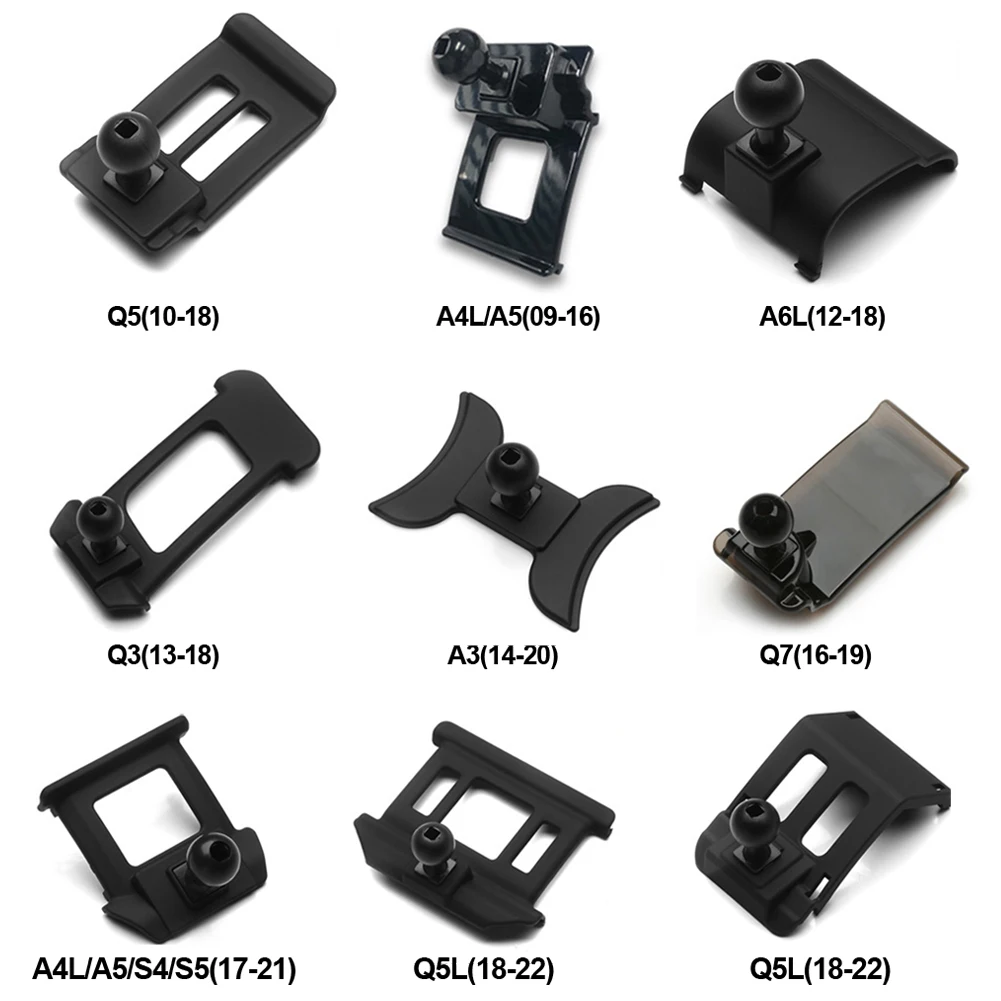 Dedicated Phone Stand Holders Base Collocation Mount Bracket for Audi A1 A3 A4 A5 A6 Q3 Q5 Q7 2016 2017 2018 2019 2020 2021 2022