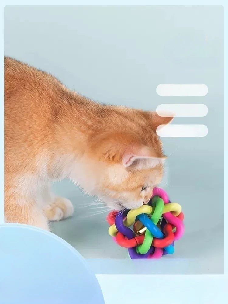 

Dog Cat Bell Dog Ball Ball Toy Pet Puppy Puppy Ball Teeth-resistant Teeth-teasing Cat Toy Ball