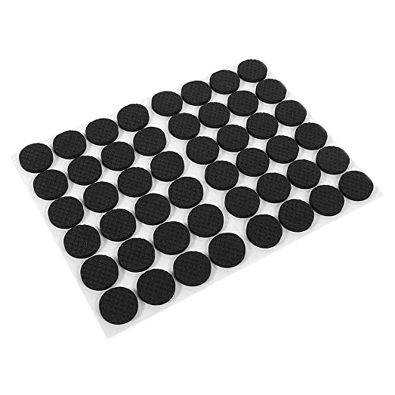 

A25F-Anti Slip Furniture Pad Self Adhesive Round Non Slip Thickened Feet Floor Protectors For Desk Table Chair Sofa