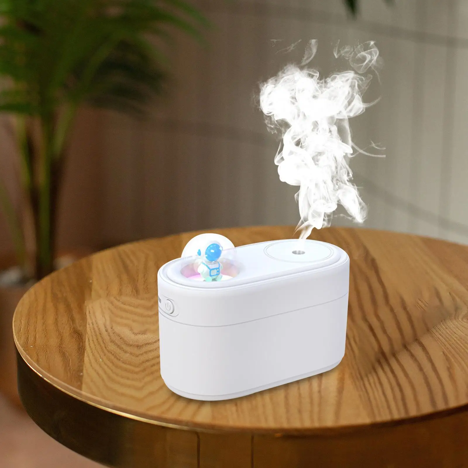 Humidificador doméstico con luz nocturna 350 ml silencioso para mesa oficina viajes