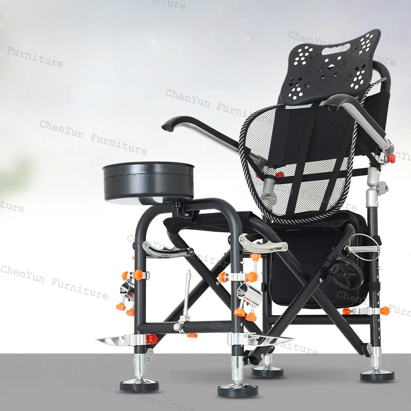 Comfort Nordic Fishing Chairs Portable All Terrain Multifunction Fold Fishing Chairs Bracket Banco De Pesca Entertainment