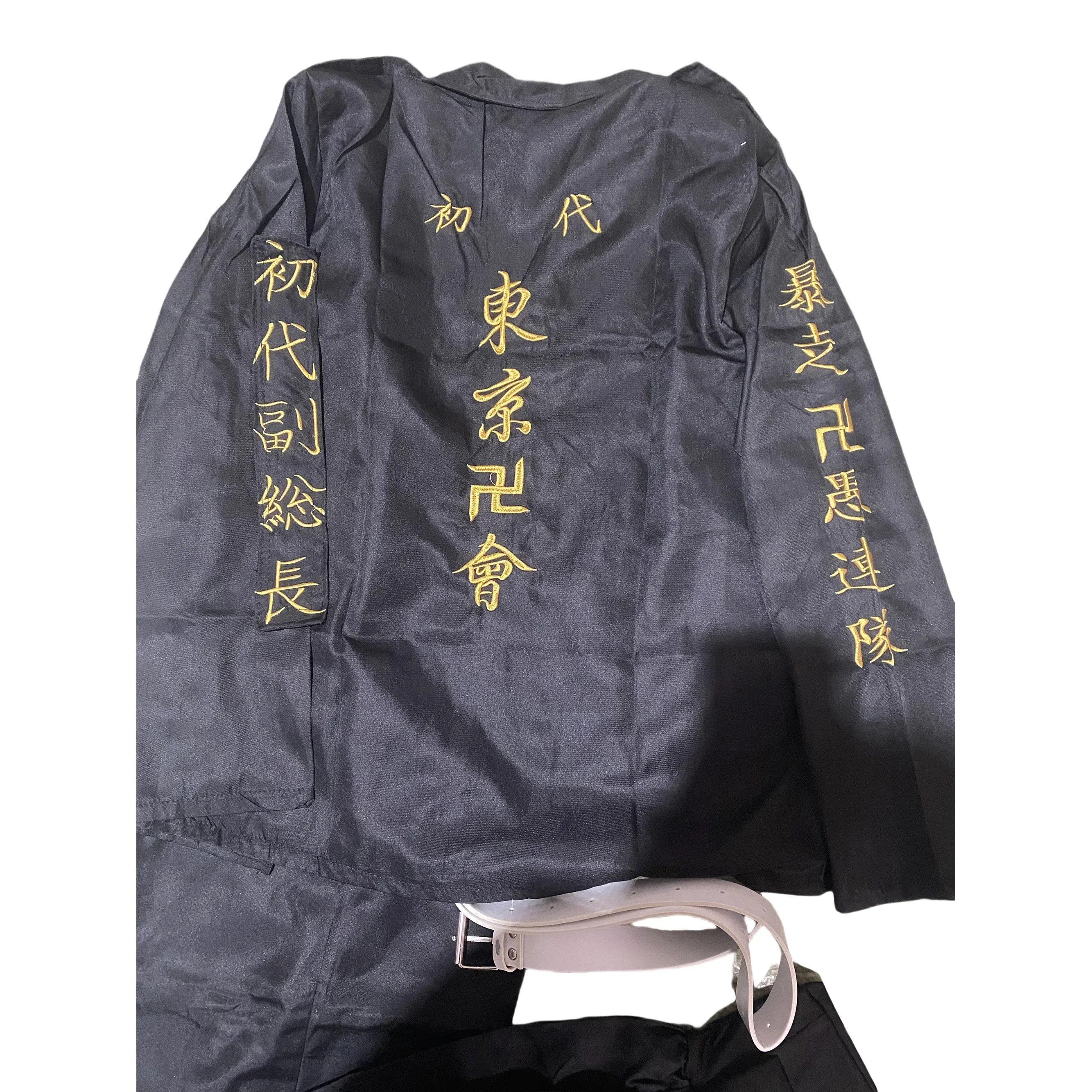 2026 New Anime Tokyo Revengers Cosplay Costume Mikey Manjiro Sano Ken Embroidery Jacket Coat - Unisex Tokyo Manji Gang Uniform - view 5