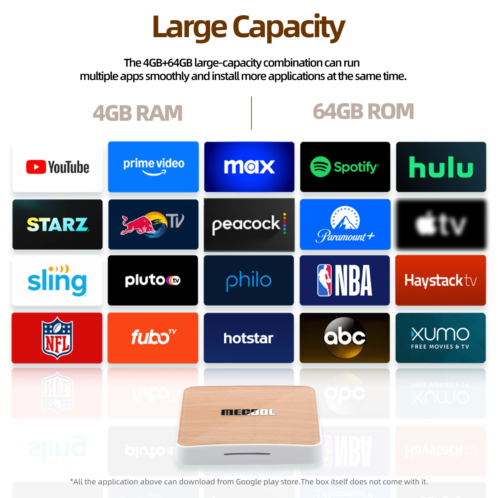 Tivi Box Android 10 4G 64Gb MECOOL KM6 Cao Cấp 11 Wifi 6 Google Chứng Nhận 8K 6K tiếng Nói Amlogic S905X4 1000M LAN Smart Tvbox