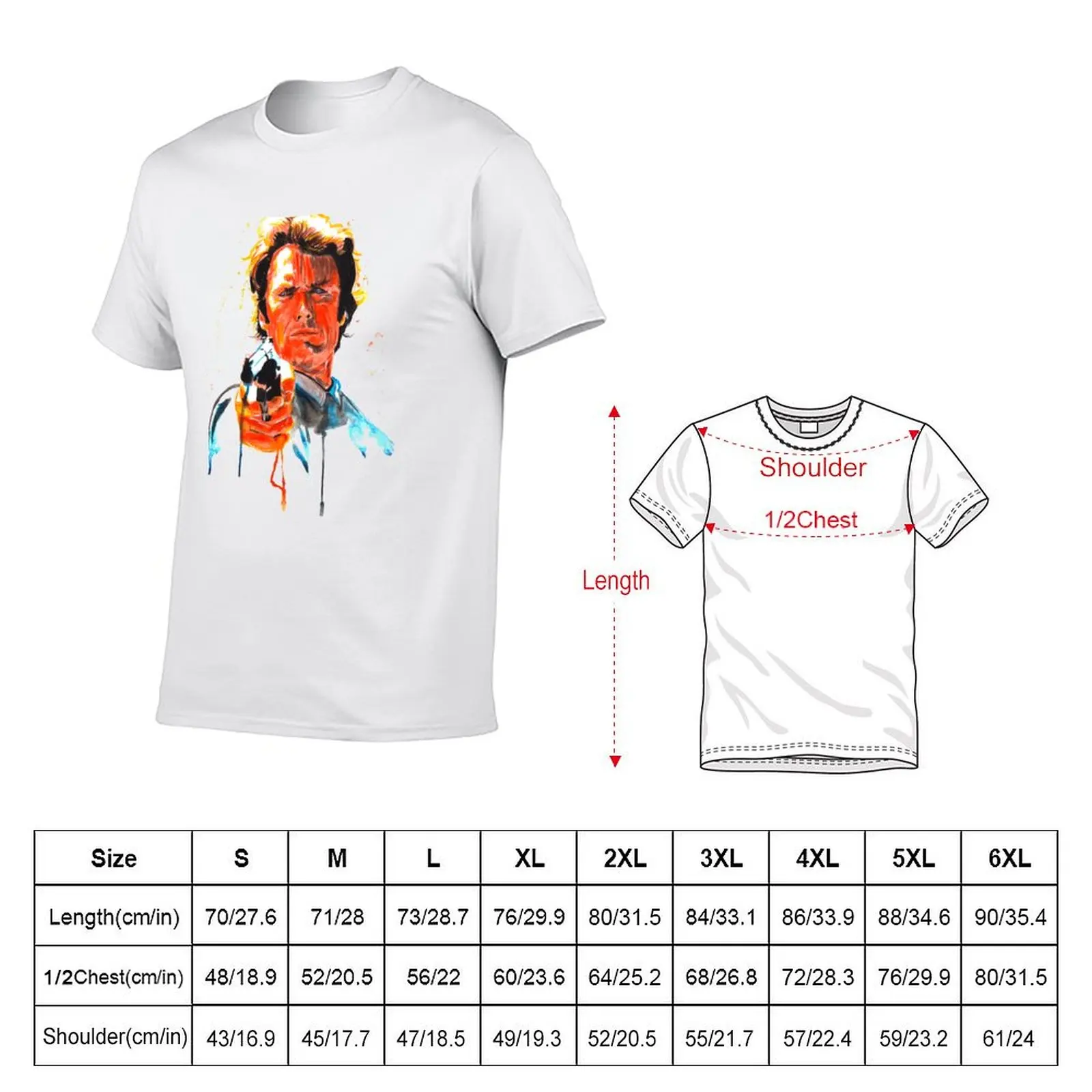 shirt Eastwood Feeling cotton T-Shirt high Lucky Harry, quality t cotton t t shirts man man shirt cotton -Dirty
