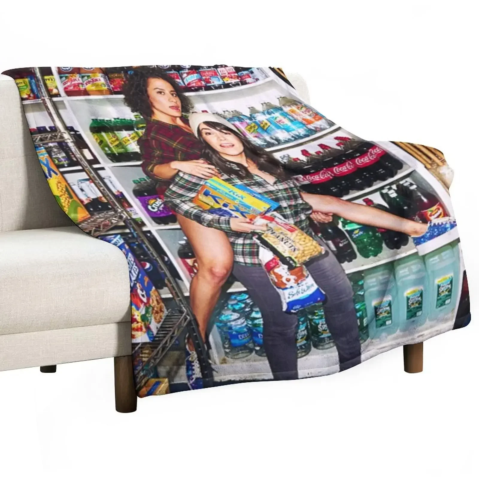 Broad City Throw Blanket For Sofa Thin Thins decorative Blankets