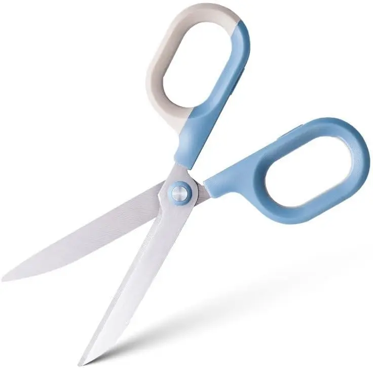 Multipurpose Office  Scissors for DIY Art and ,Comfort- Handles, Sturdy  Scissors (White)