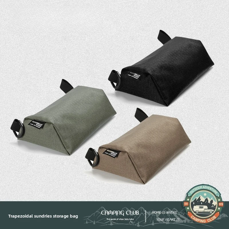 

1PCS Oxford Cloth Outdoor Camping Organizer Pouch Waterproof Hanging Storage Bag for Travel Accessories EDC Gear Camping Tools