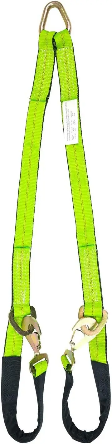 

Усиленный V-образный ремень с карабинами, чехлом из кордуры, ремнями для крепления на ось для эвакуаторов и буксировочных машин