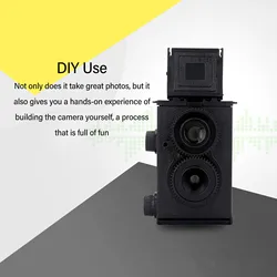 35MM Dual Lens Film Camera DIY Classic Retro Double Reflex Film Camera TLR Camera for 35MM 135 Film 35MM Film Camera Film Camera