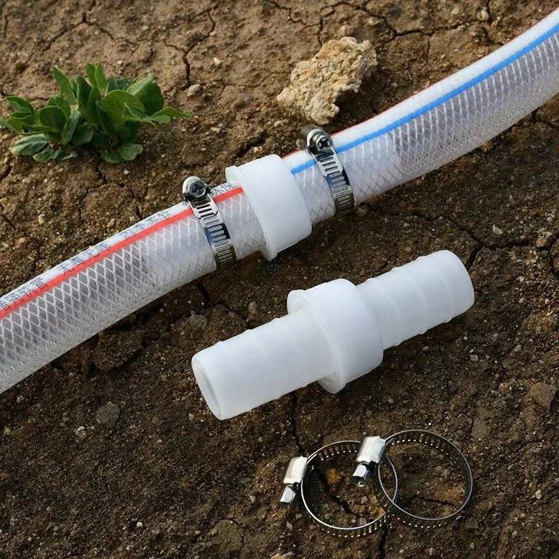 

10pcs 1 Inch, 1.2 Inch Hose Quick Connector, Agricultural Irrigation Connector, Soft Water Pipe Repair, Plastic Flexible Joint