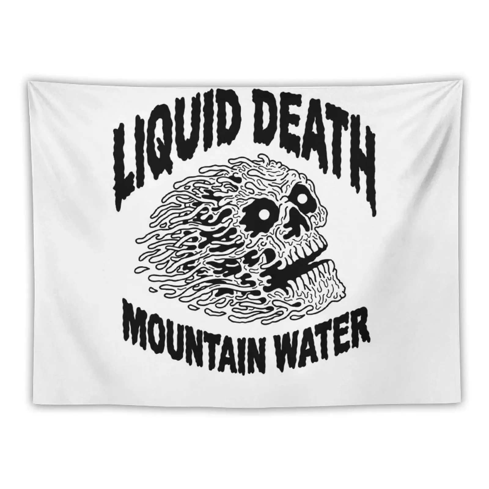 

Liquid Death is a canned-water company Tapestry Aesthetic Room Decor Korean Decoration For Rooms Tapestry