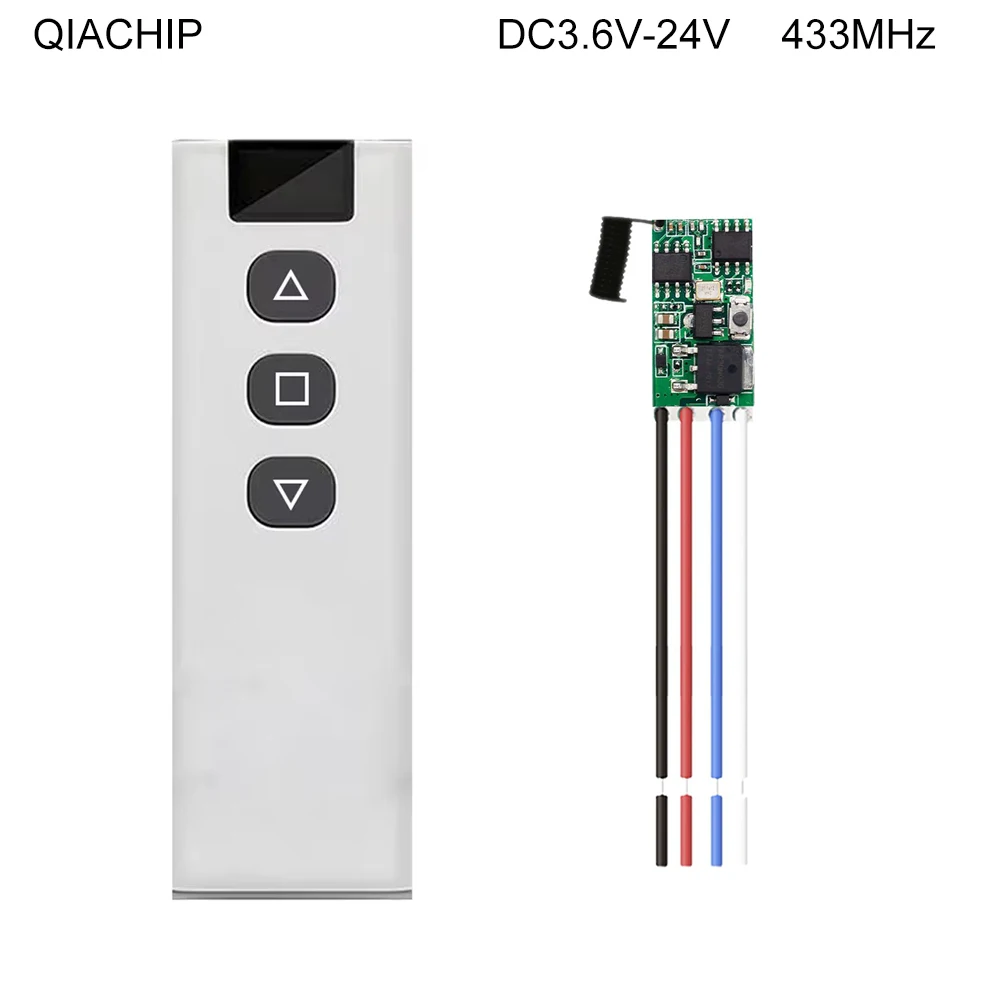 Wireless Dimmable & Adjustable Speed Module 3.6V 6V 12V 24V DC Motor Speed Controller 5A Remote Control Light Switch Dimmer Moto