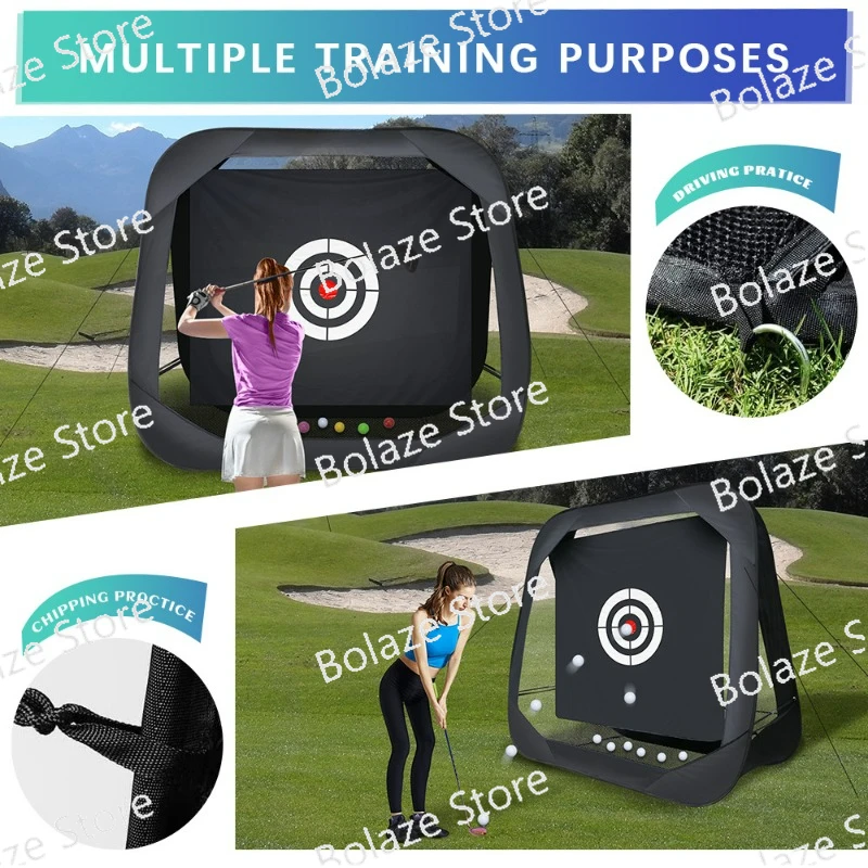 New Golf Indoor and Outdoor Swinging and Cutting Practice Net Foldable, Easy To Store, Portable and Hot Selling