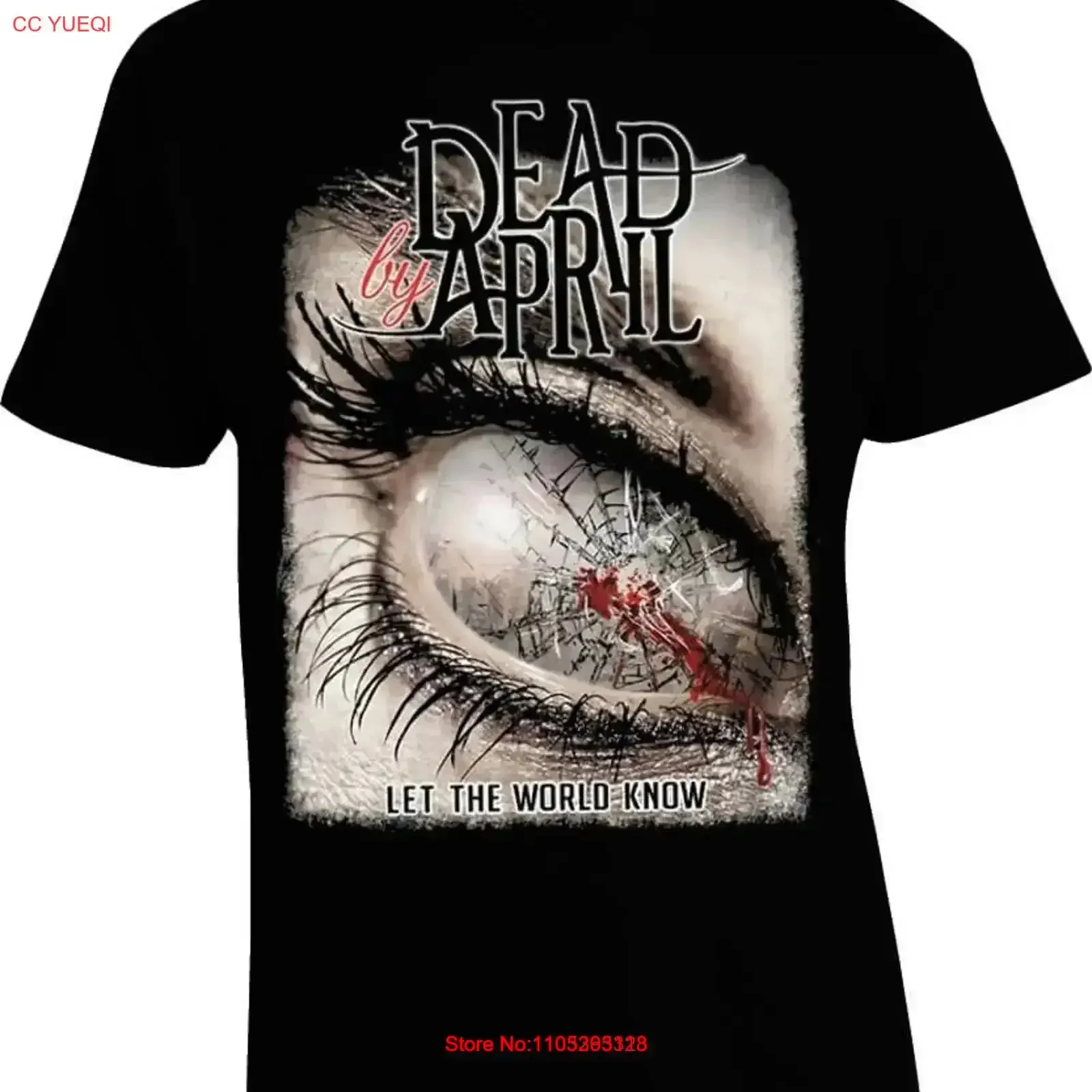 Let The World Know Dead by April T Shirt Black S 5XL 1P1082 vintage Washed homme Soft Slightly Casual fashion Comfortable