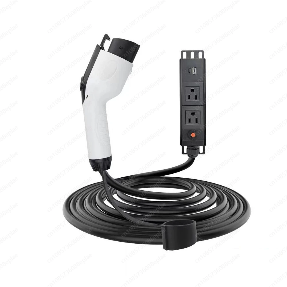 standard outdoor discharge gun power strip CCS new energy vehicle charging gun electric gun V2L conversion socket factory