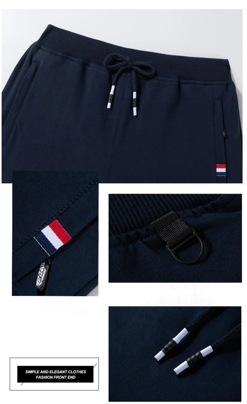 Herbst Hosen Männer Fitness Sportswear Trainingsanzug Elastische Taille Jogginghose Baumwolle Hosen Lose Turnhallen Jogger Track Hosen Herren M-8XL – Detail 4
