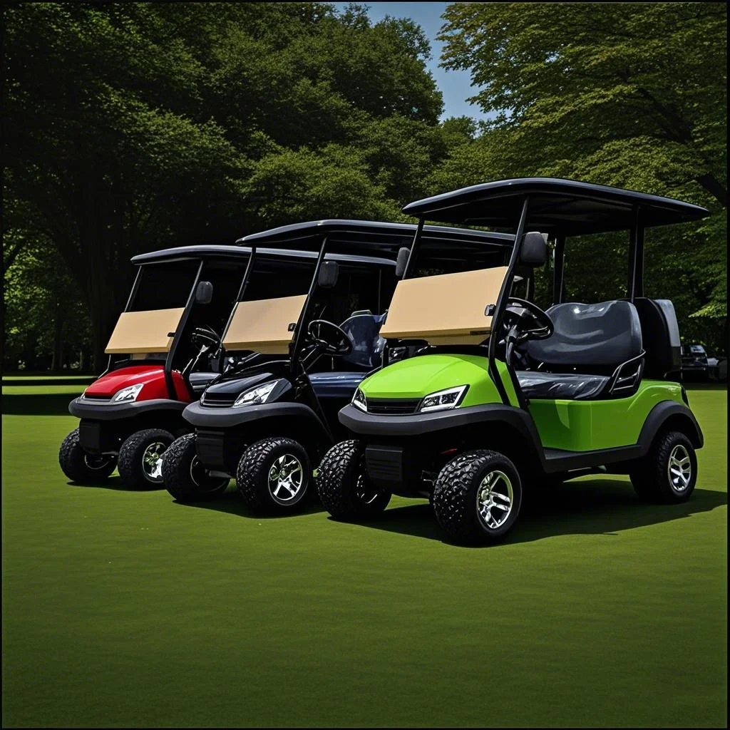 Electric Golf Cart 2 4 6 Seats 4000W 5000W AC System Golf Scooter Tourism Go Kart Adult Stable Quality Long Durability