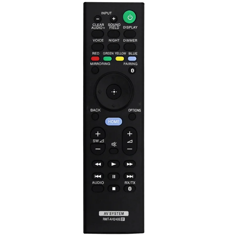 Reemplazo de Control remoto ABFN-RMT-AH240E para barra de sonido Sony SA-NT5 SA-WCT790 SA-CT790 HT-XT2 HT-CT790 HT-NT5 RMTAH240E fácil de usar