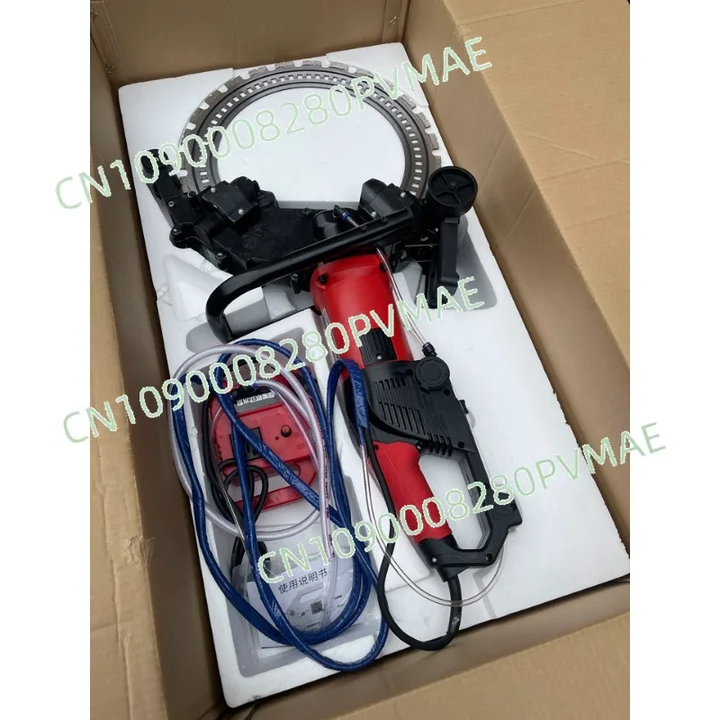 Adjustment-free New Concrete Cutting Machine High-Power High-Frequency Ring Saw Portable Dust-Free Wall Saw (Cuts Up To 30cm)