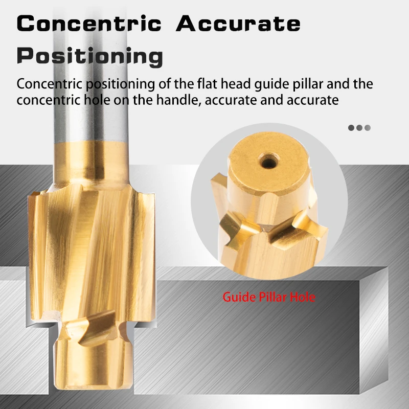 HSS Countersink Milling Cutters / Cobalt-Containing Layer Countersinks / Fully Ground Countersink Drills M3M4M5M6M8M10M12M14M16