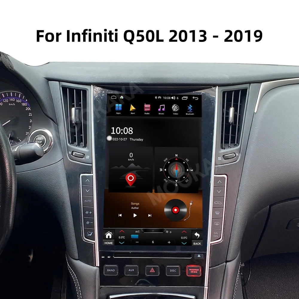 

For Infiniti Q50L 2013 - 2019 Android Car Radio Multimedia Video Player Wireless Carplay Autoradio Stereo GPS Navi Head Unit