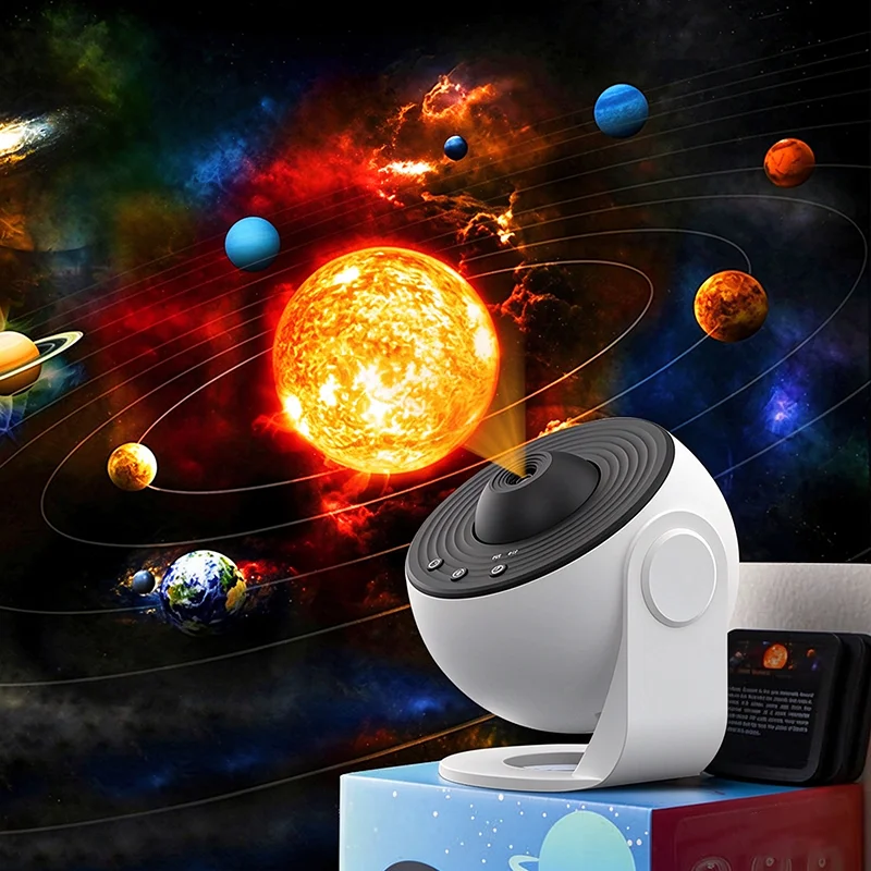13 In 1 Night Light Galaxy Projector Starry Sky Projector Planetarium Lamp For Kids Bedroom With Remote Bluetooth Function