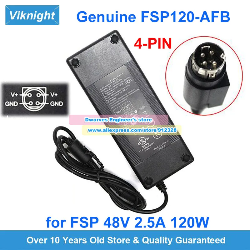 

Оригинальный адаптер переменного тока FSP120-AFA FSP120-AFB 48 В 2,5 А 120 Вт для Swann NVR8-8580 Cisco SF302-08P 8-PORT 10 100 POE SG300-10P SG200-08P