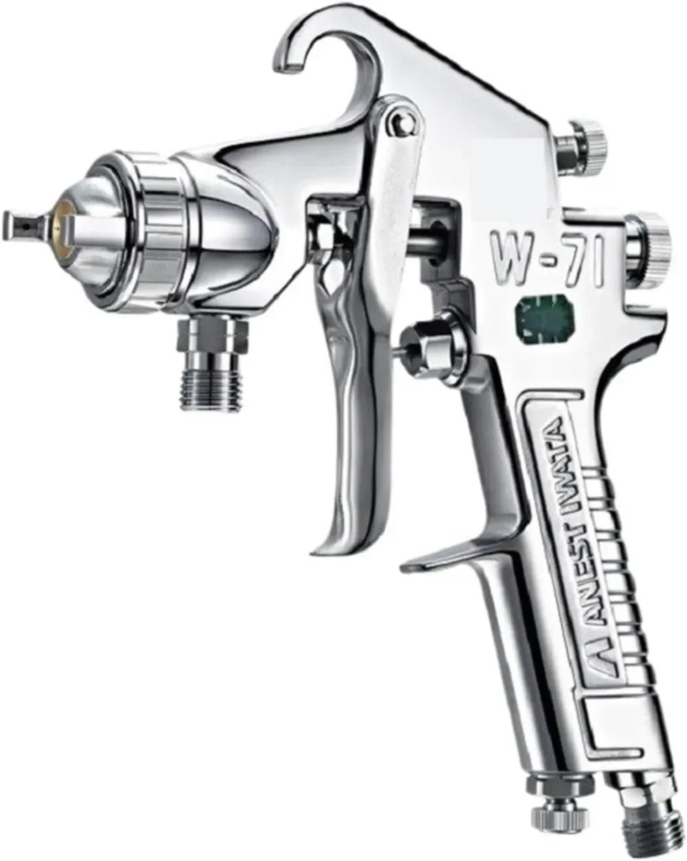 W-71 Spray Manual Spray Paint Furniture Atomized Paint Finish Spray Guns for Painting Cars W71 Paint Sprayer Cup(W-71-0 0.8mm)
