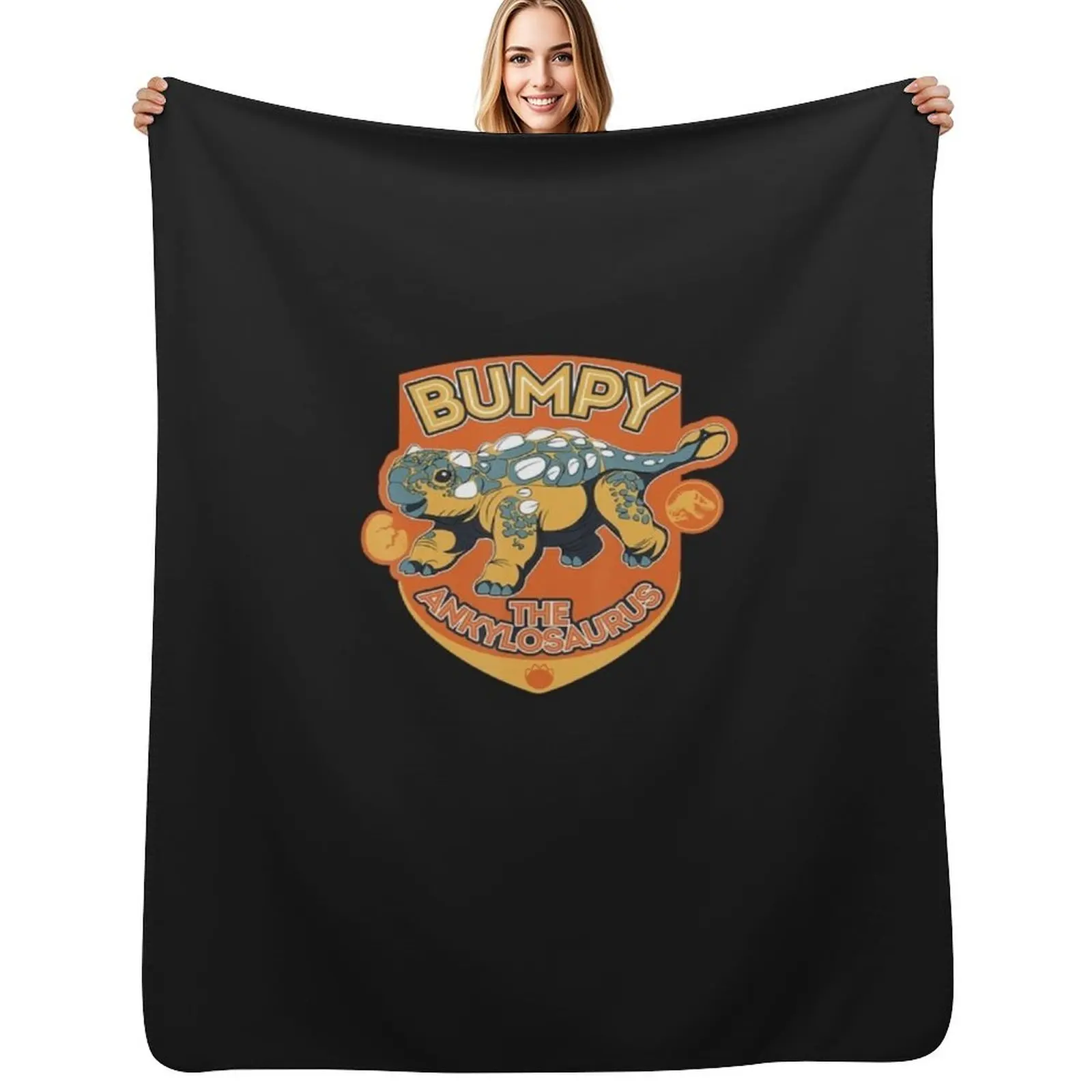 

Jurassic World Camp Cretaceous Bumpy The Ankylosaurus T-Shirt Throw Blanket Cozy Microfiber Throw Blanket for Home Bedroom