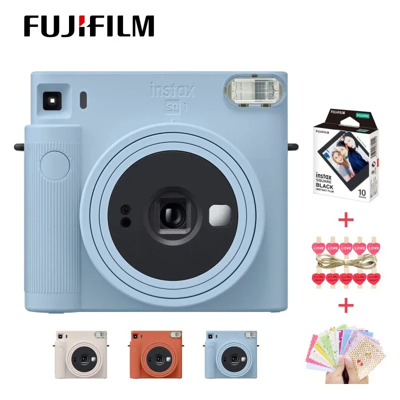 Fujifilm instax SQUARE SQ1 aparat natychmiastowy Sq1 hybrydowy aparat fotograficzny z kolorowym filmem instax SQUARE SQ1 jeden strzał kwadratowy aparat fotograficzny