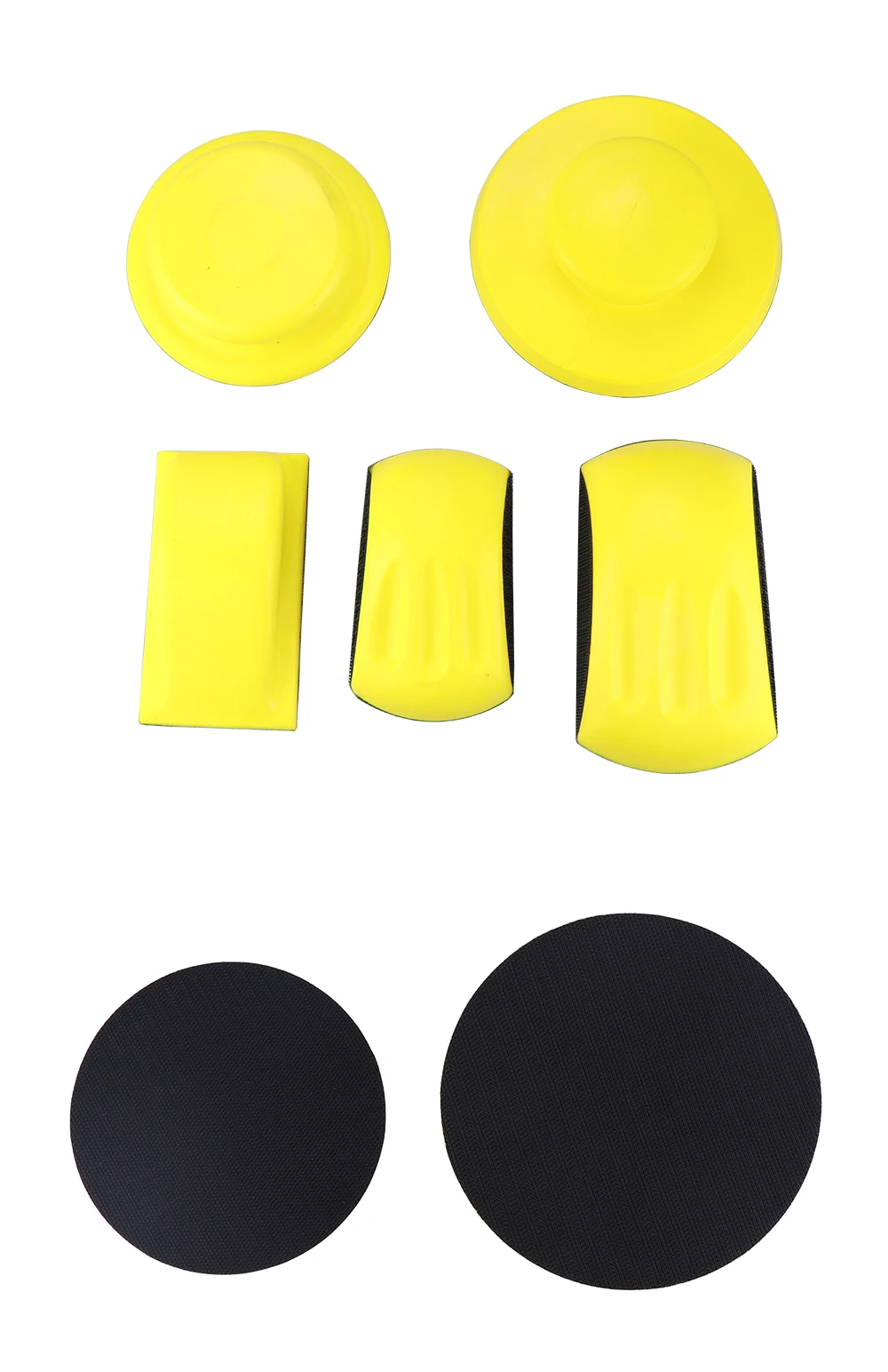 HIFESON 5/6 zoll Mini Runde Schleif Block Maus Schleif Disc Schleifpapier Werkzeug Sichern Polieren Pad Hand Schleifen Block PU schaum – Detail 12