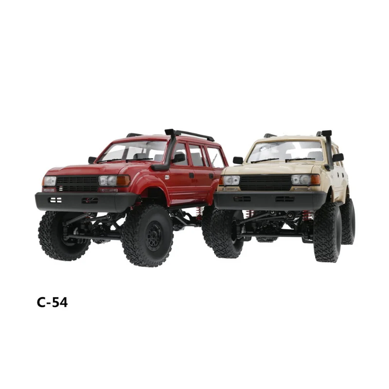 WPL C54 LC80 1/16 2.4G 4WD RC Car Rock Crawler RTR Electric Buggy Climbing Truck LED Light Off-Road Car for Kids Gift birthday