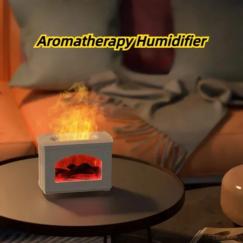 

Увлажнитель воздуха Ароматерапия Моделирование пламени Креативное моделирование Бесшумный дом Спальня USB Plus Эфирное масло плюс вода можно распывать