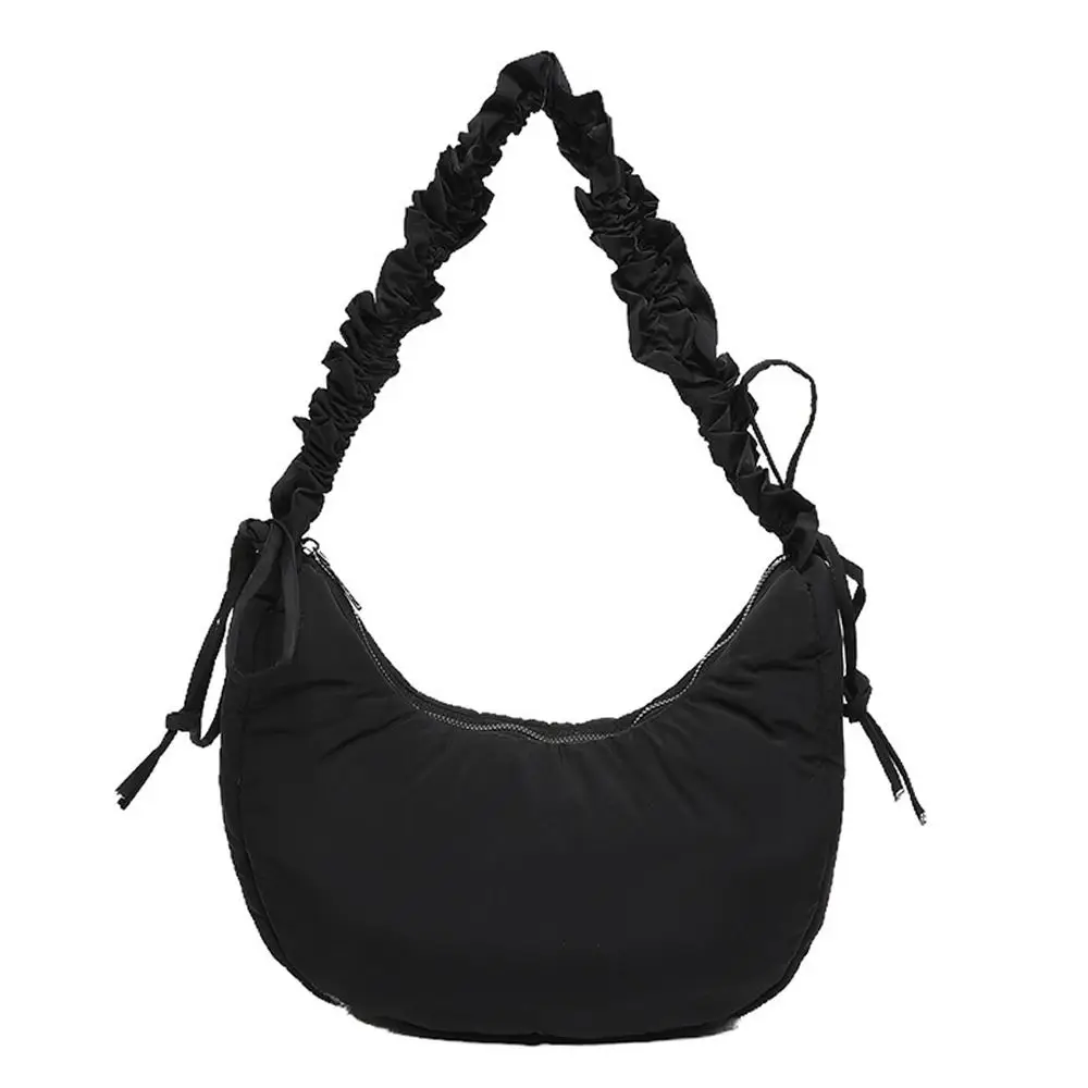 Sac à main créatif de grande capacité pour adolescentes, cartables réutilisables Harajuku, nylon durable, fourre-tout matelassé Hobos, sac initié