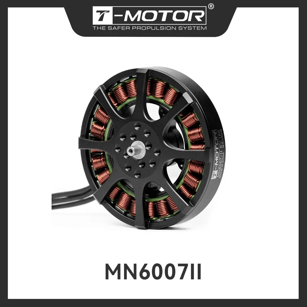 

T-MOTOR MN6007II Антигравитационный KV160/320 Бесщеточный двигатель Поддержка 6-12S Максимальная тяга 6,5 кг Длительное время полета для многороторного БПЛА